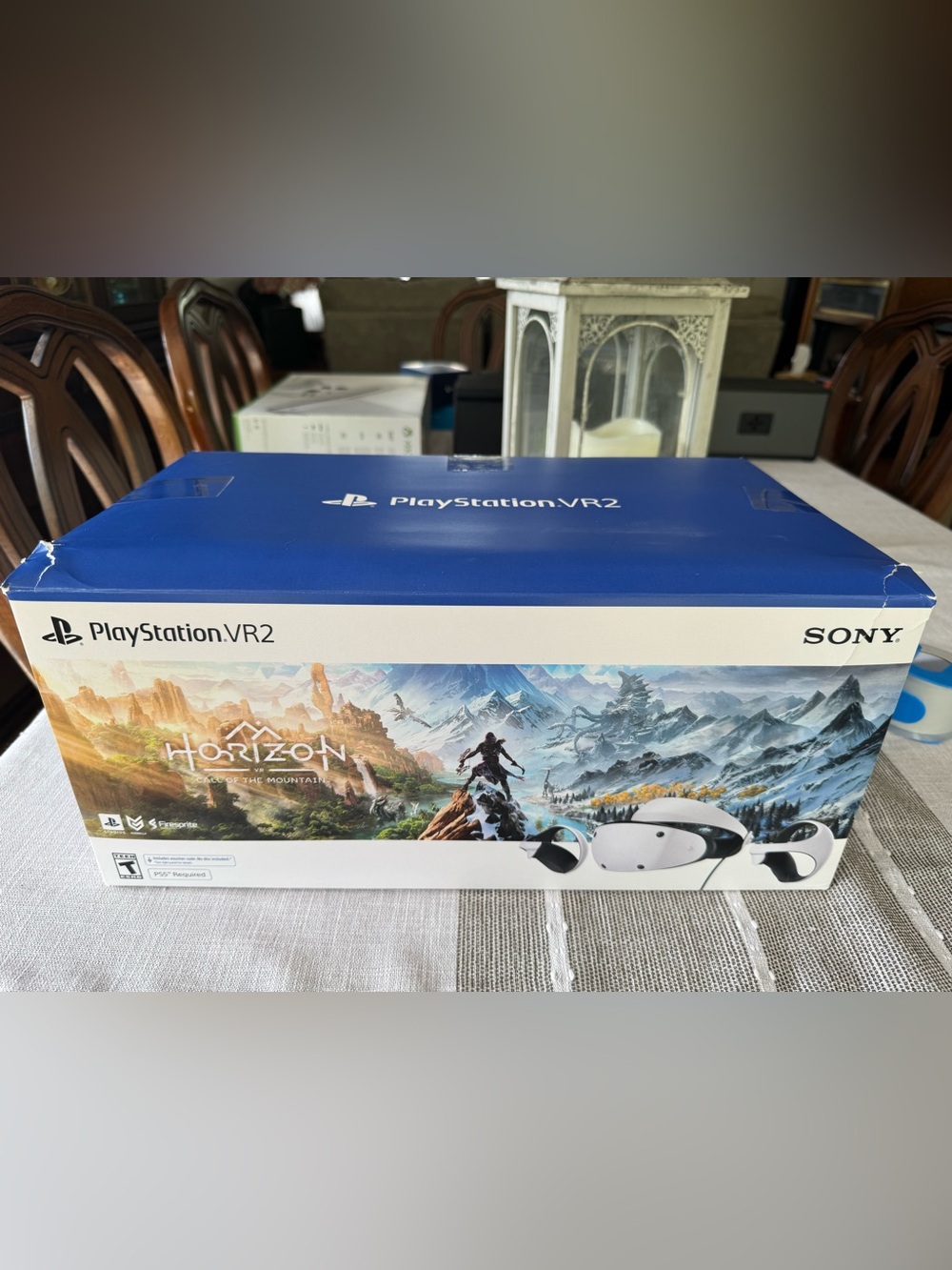 Sony PlayStation VR2 Bundle - White and Blue Box